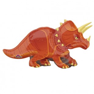 Triceratops Supershape Dinosaur Birthday Balloon